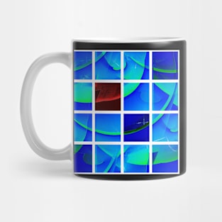 A red square Mug